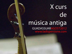 X Curso de Música Antigua en Guadassuar