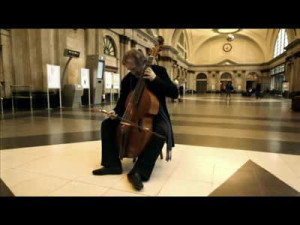 Jordi Savall en la Estación de Francia (Barcelona)