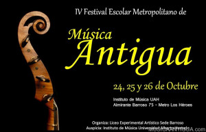 IV Festival Escolar Metropolitano de Música Antigua