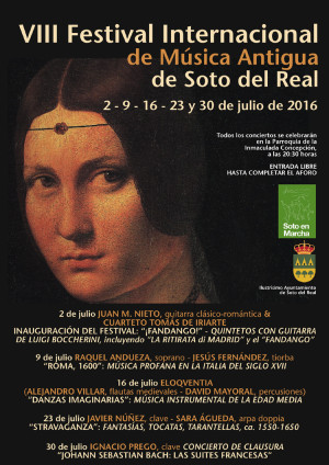 VIII FESTIVAL INTERNACIONAL DE MÚSICA ANTIGUA DE SOTO DEL REAL