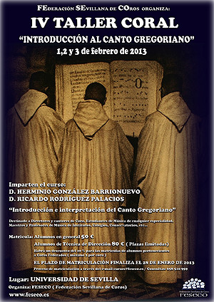 IV TALLER CORAL «Introducción al Canto Gregoriano»