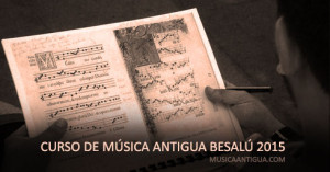 ¿Te apetece hacer un curso de Música Antigua?