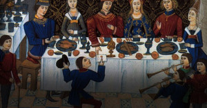 Cenas medievales en torno a la cultura y el diálogo musical