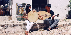 Emilio y Sara dos enamorados de la música Andalusí