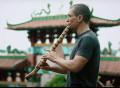 Rodrigo Rodríguez y la música Honkyoku con la flauta del Japón medieval