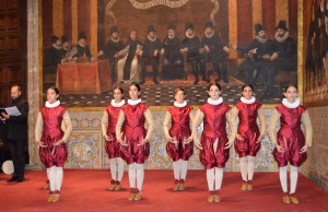 LA “DANZA DE LOS INFANTILLOS DEL CORPUS”  EN EL MONASTERIO DE SAN MIGUEL DE LOS REYES.