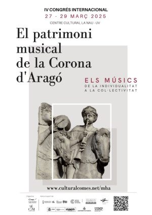 La Universitat de València acogerá el IV Congreso Internacional sobre el patrimonio musical de la Corona de Aragón