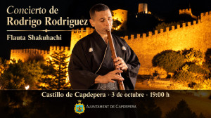 Rodrigo Rodriguez llevará el shakuhachi al Castillo de Capdepera